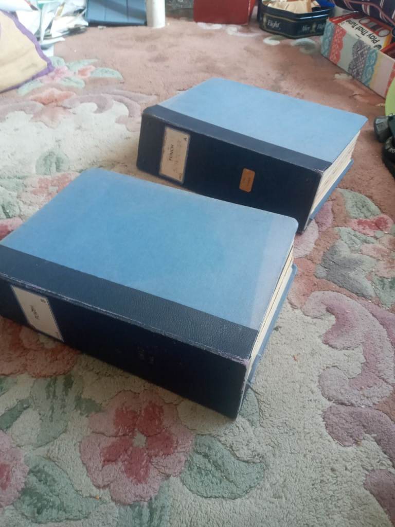 2 BINDERS OF PUNCH MAGAZINE (50s/60s).
