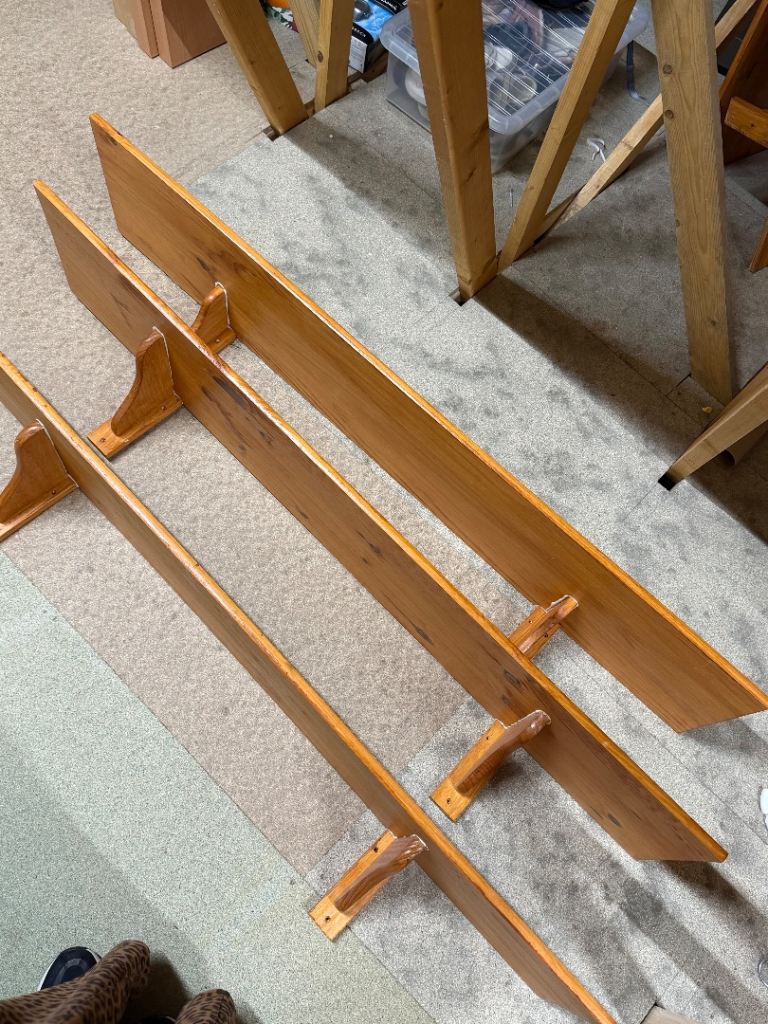 Garage / Workshop Wall Shelving Units – Set of 6