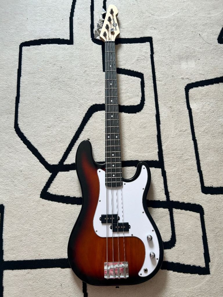Full Size Bass Guitar - Sunburst Finish