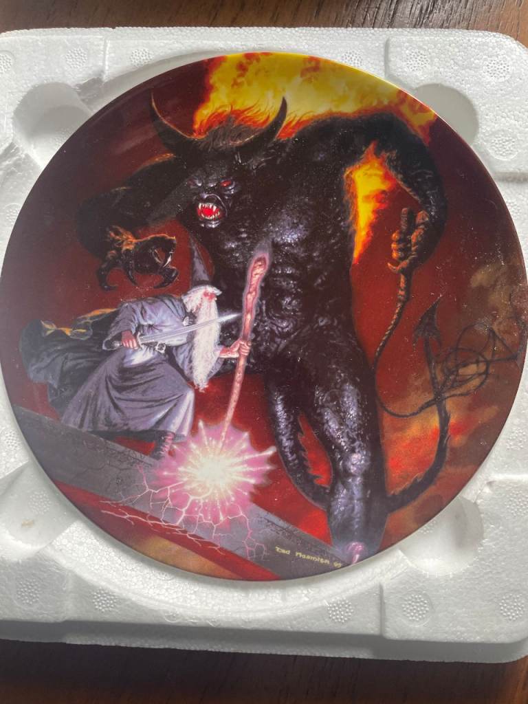 Lord of the Rings Danbury Mint collectable plates