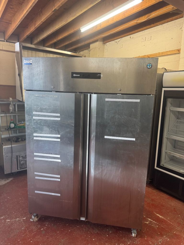 Commercial double door fridge cafe shop restaurant takeaway 