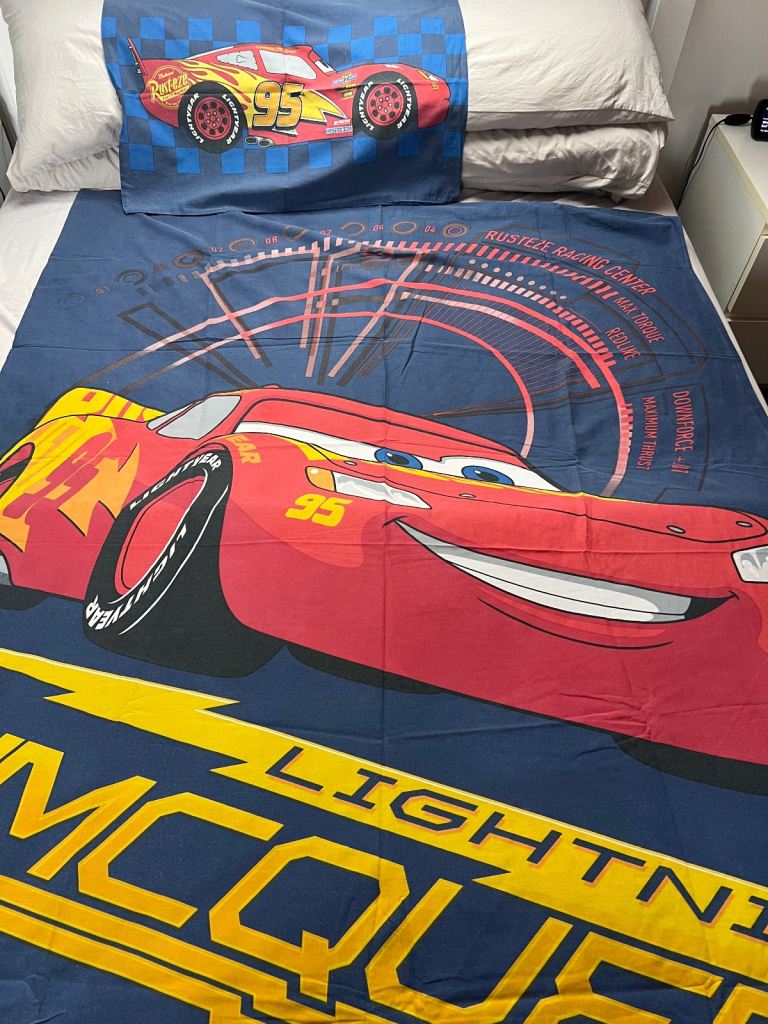 Cars 3 Single duvet cover & pillowcase