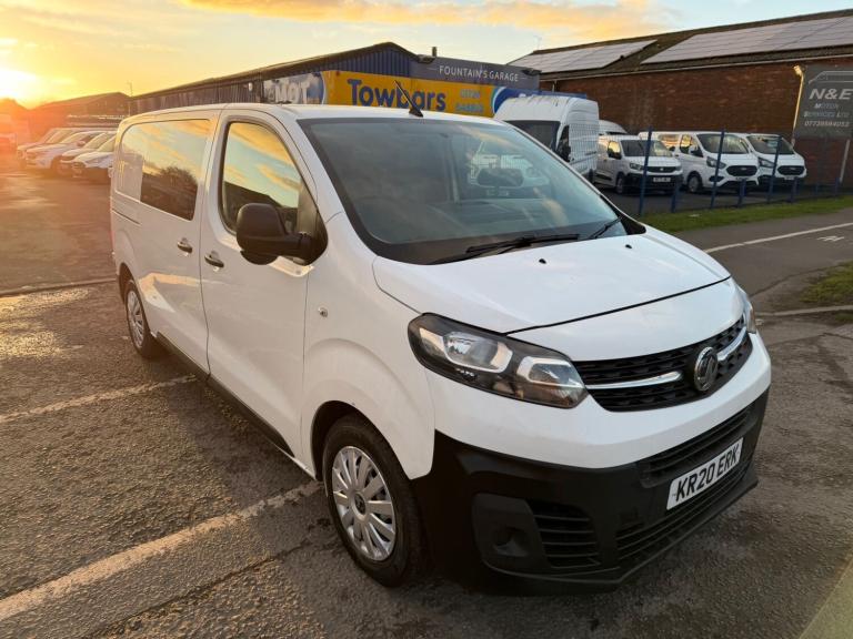 2020 Vauxhall Vivaro 2.0 crew cab 83k ex police air con finance available  PANEL VAN Diesel Manual