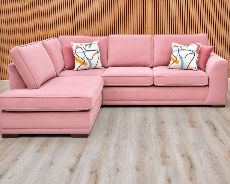 Luxury 3+2 Seater Dylan Sofa & Corner (Pink)  Sofa Available Free Home Delivery 🚚🚛