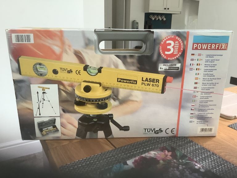 Lazer level in carry case wit all accessories brand new