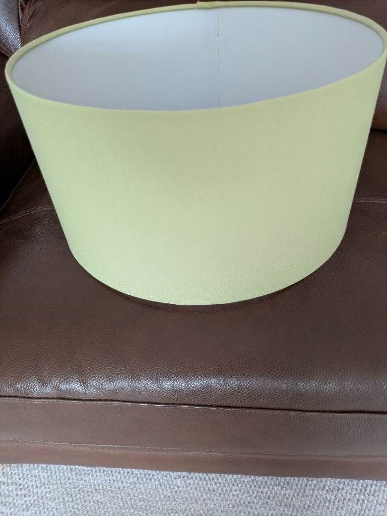 Pale Green Fabric Lampshade – Good Condition