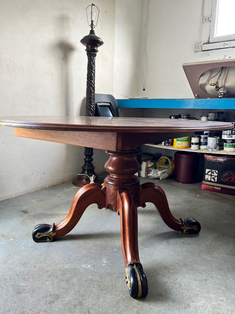 Antique dining room table