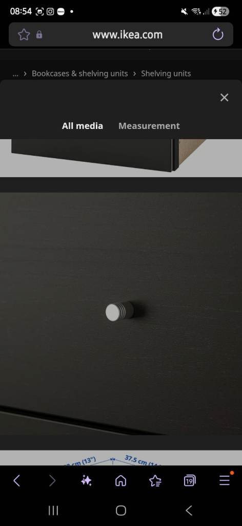 Two lots of kallax 2 drawer inserts