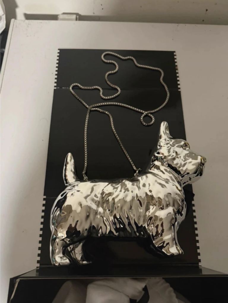 Lulu Guinness Daphne Dog Clutch bag