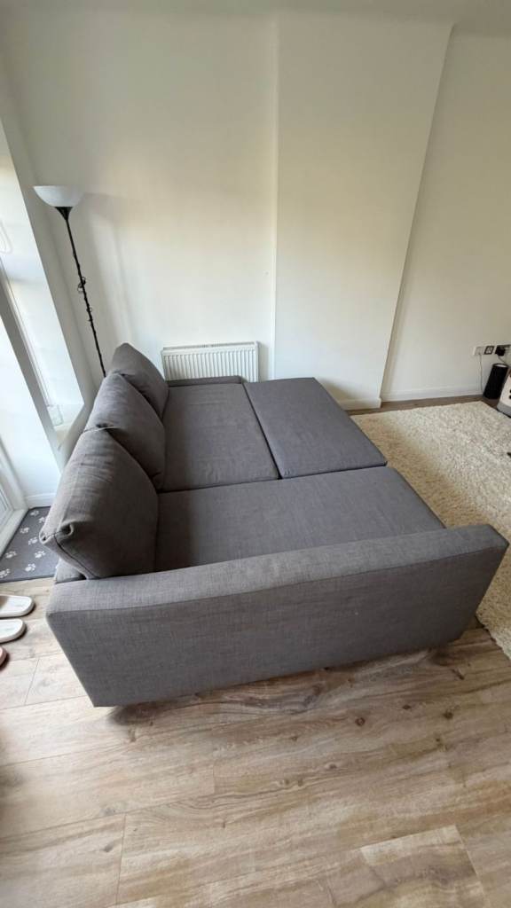 FRIHETEN Corner sofa-bed with storage