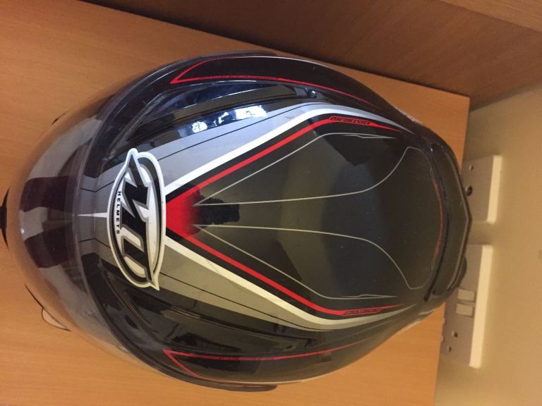 2 x motorbike helmets - Nitro Akido fibreglass helmet XS & MT Revenge Evo S