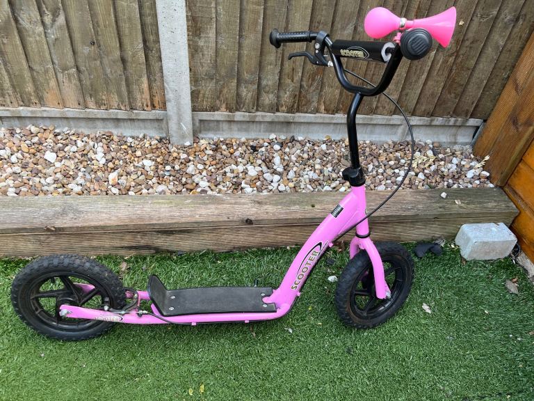 Girls pink scooter