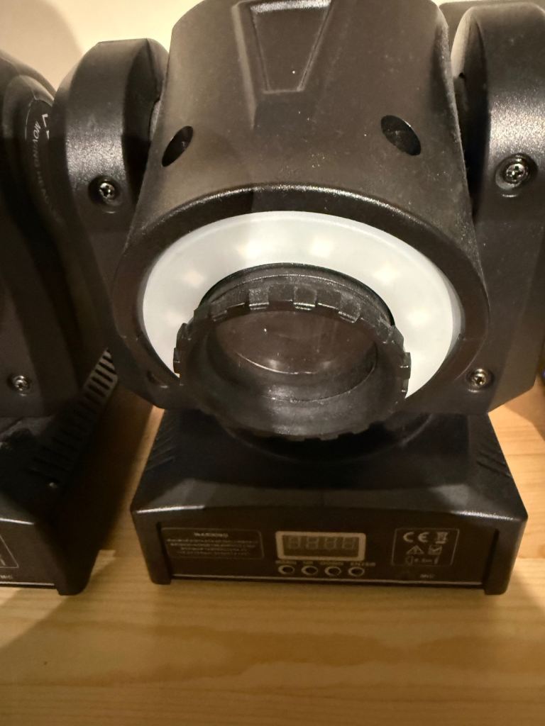 Moving head disco lights