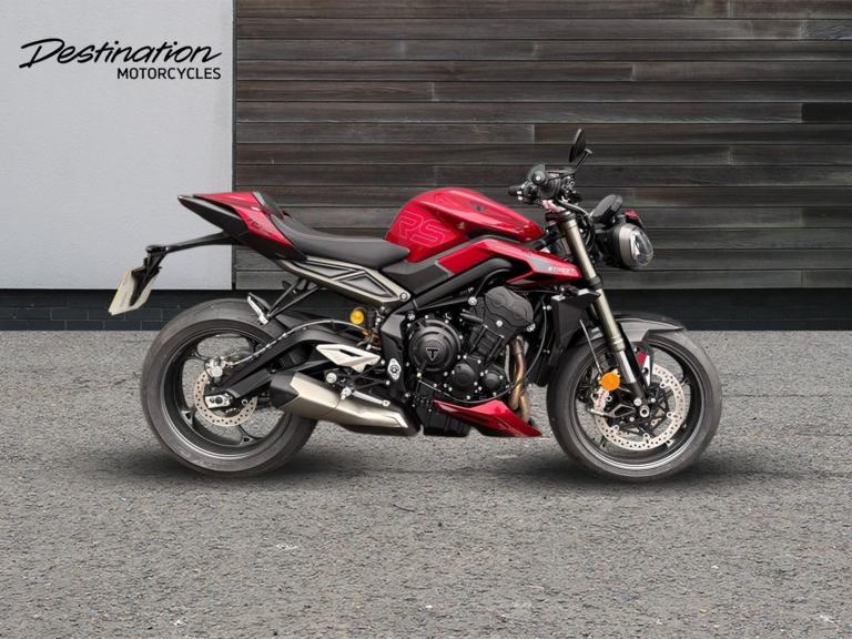 2025 Triumph Street Triple 765 RS PREMIUM COLOUR Petrol red Manual