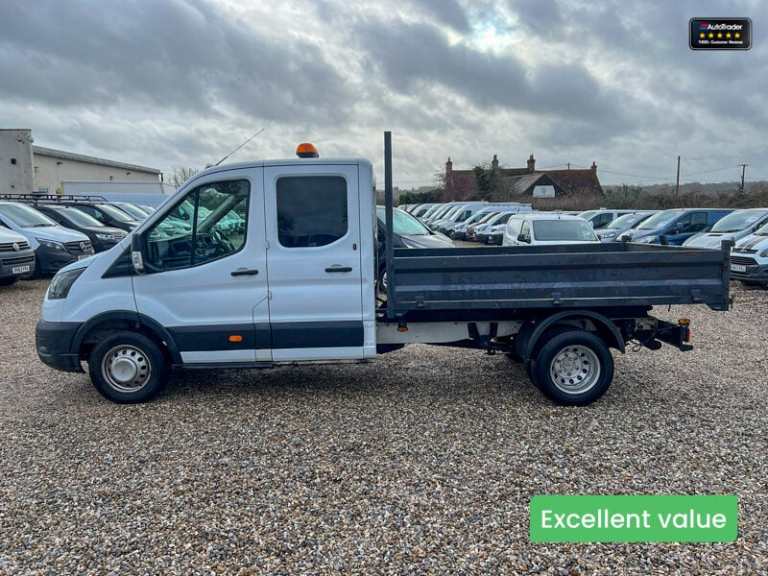 2021 Ford Transit Tipper LWB L3 Leader 350 Tow Bar EURO 6 NO VAT Tipper Diesel Manual
