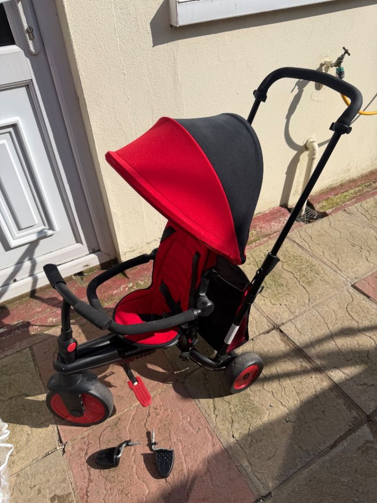 Red Kids Pushchair/Stroller/Tricycle - Good Condition