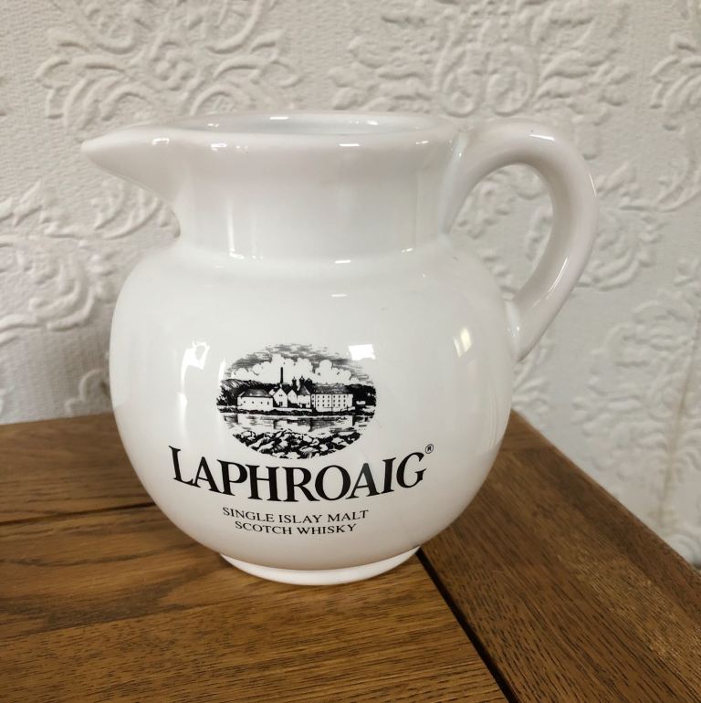  New Laphroaig Whisky Water Jug  by Seton Pottery
