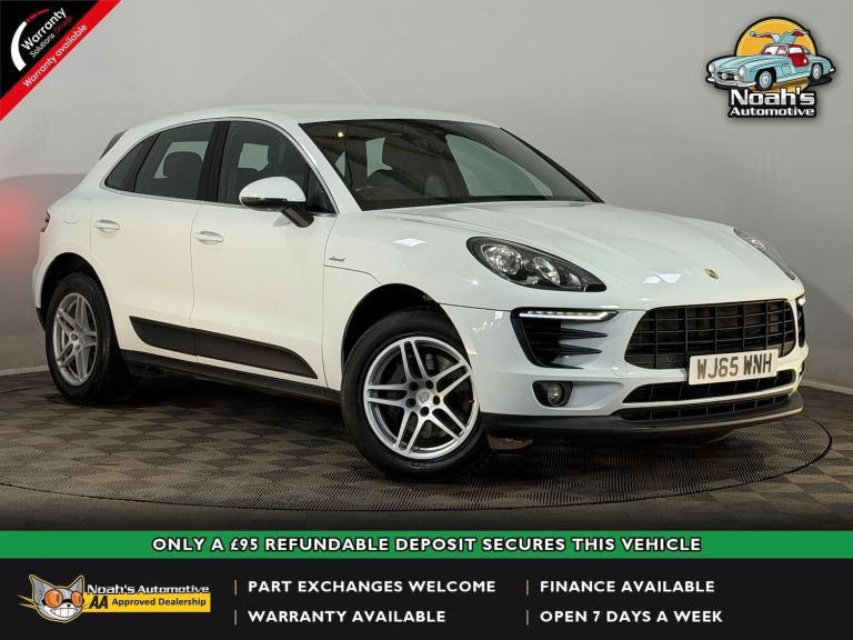 WHITE 2015 65 PORSCHE MACAN S 3.0 V6 DIESEL PDK AUTOMATIC 4WD 5 DOOR SUV 258 BHP