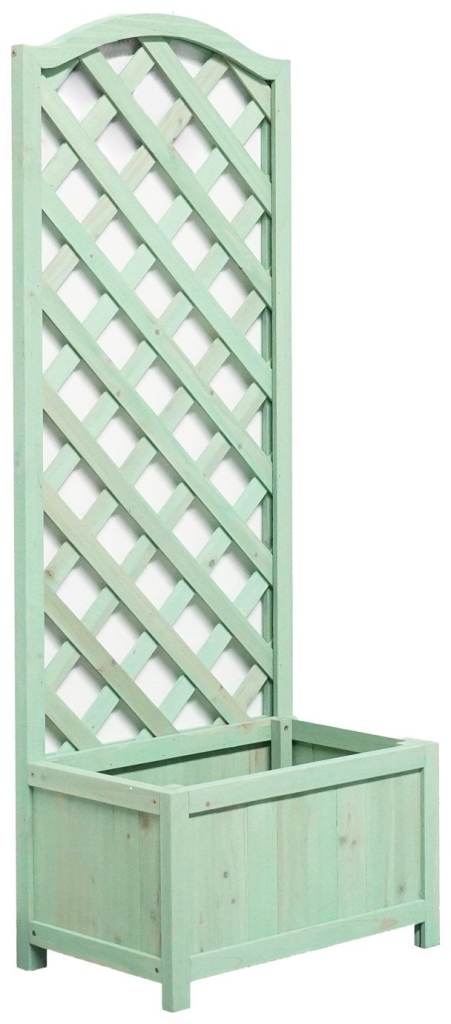image for Straight Lattice Planter - Green 4708353