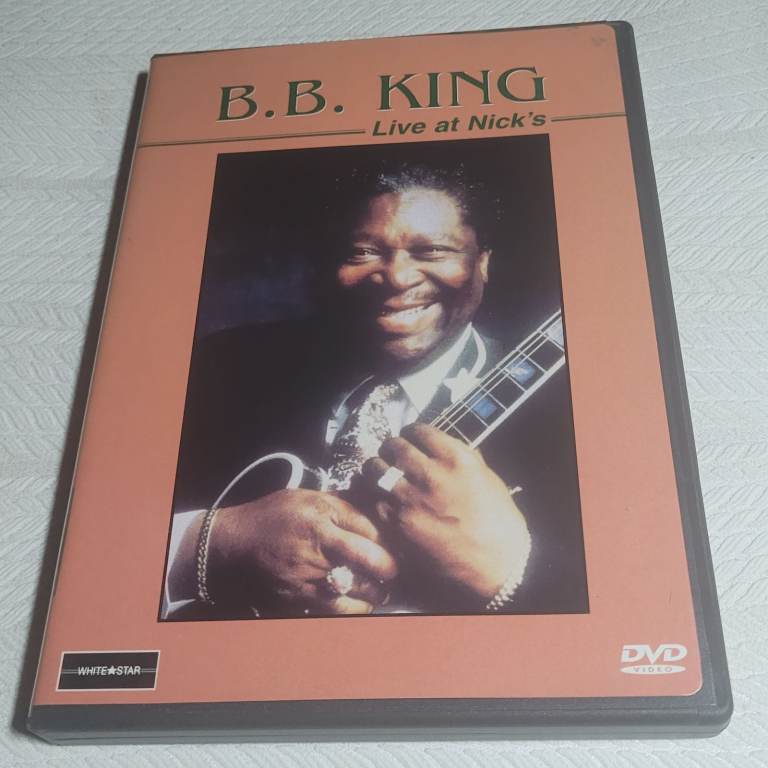 B.B. King Live at Nick's DVD - White Star. A15