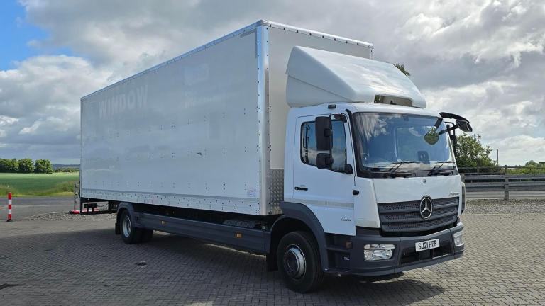 2021 Mercedes-Benz Atego 1218 12T GRP Box Curtain for PVC Window Door Transport