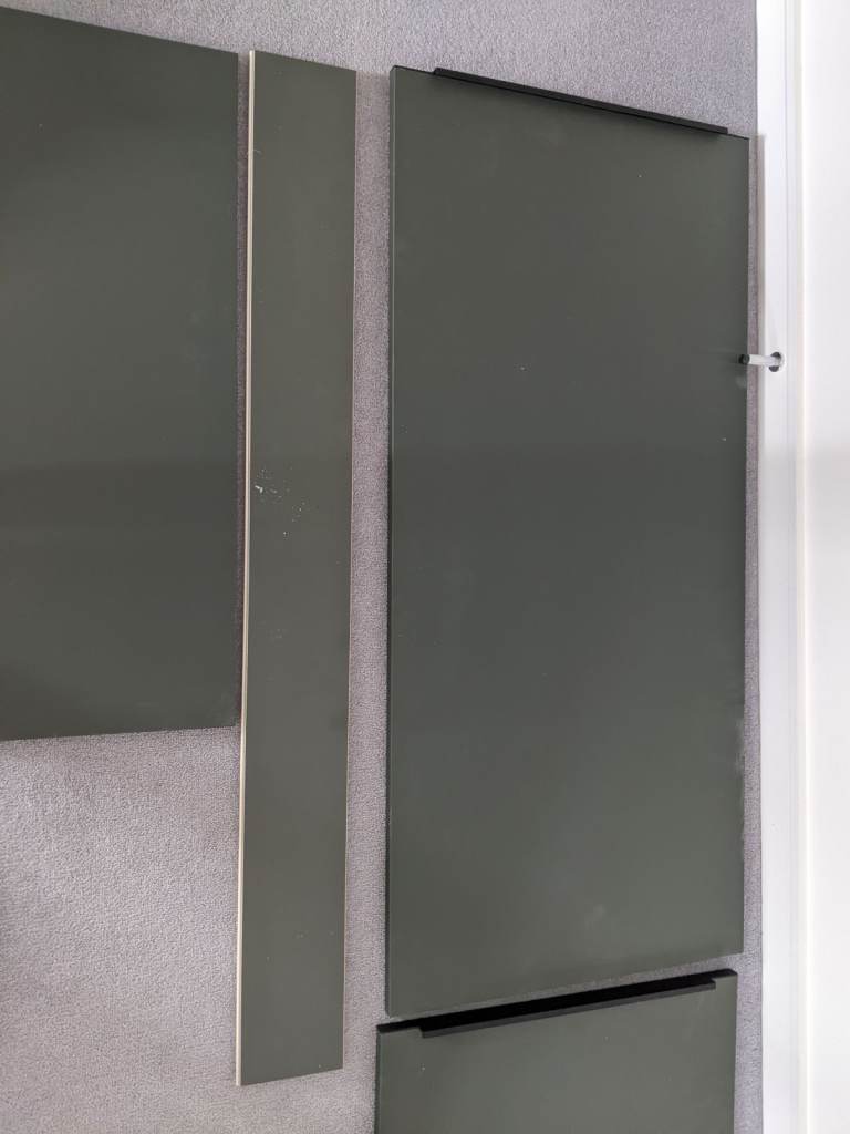 Nobilia Easytouch 964 Kitchen Door Fronts - Mineral green ultra matt 