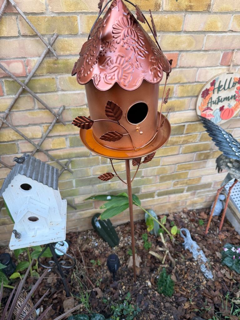 Not had long large bird houses now ten each 
