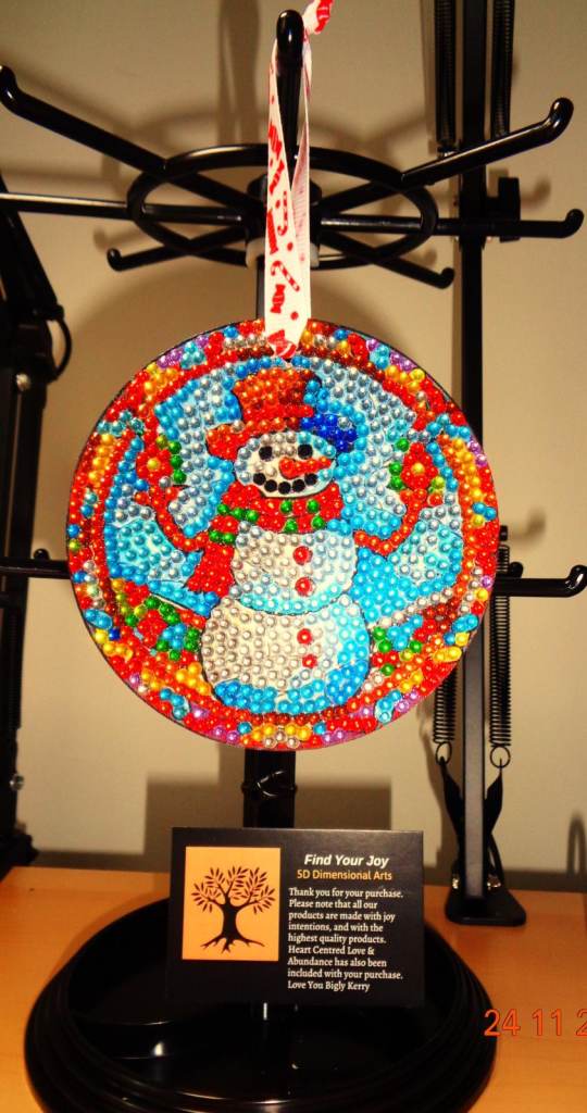 Snowman Christmas Wooden Decoration 022