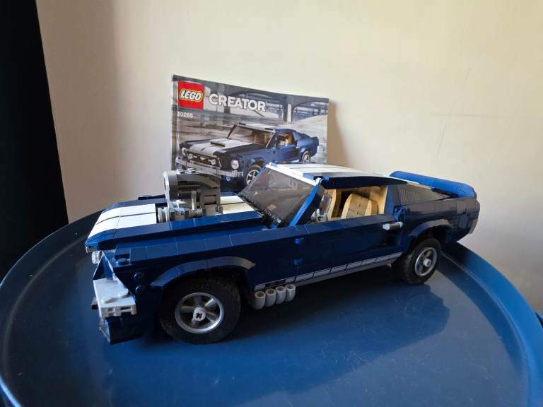 LEGO Creator Ford Mustang – Blue, Built Model