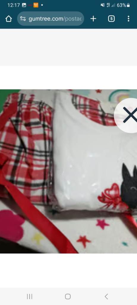 Three pairs of girls warm pjs