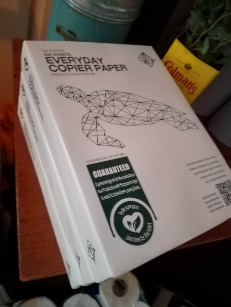 3 packs / reams of 500 A4 top quality white printer paper brand new still factory sealed