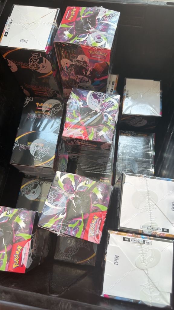 Job Lot Pokémon Pitch Black Card Booster Boxes – New and Sealed