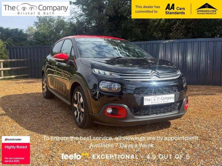 2018 Citroen C3 1.2 PureTech Flair Nav Edition Euro 6 (s/s) 5dr HATCHBACK Petrol Manual