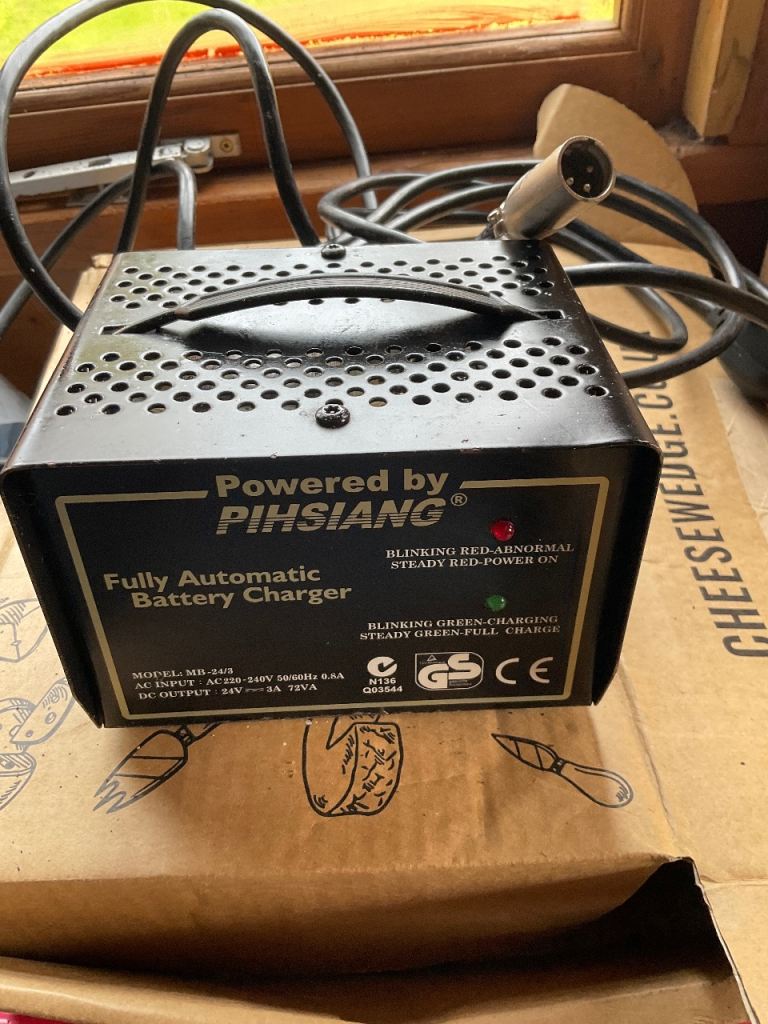 Heavy duty Phisiang mobility scooter/wheelchair charger.