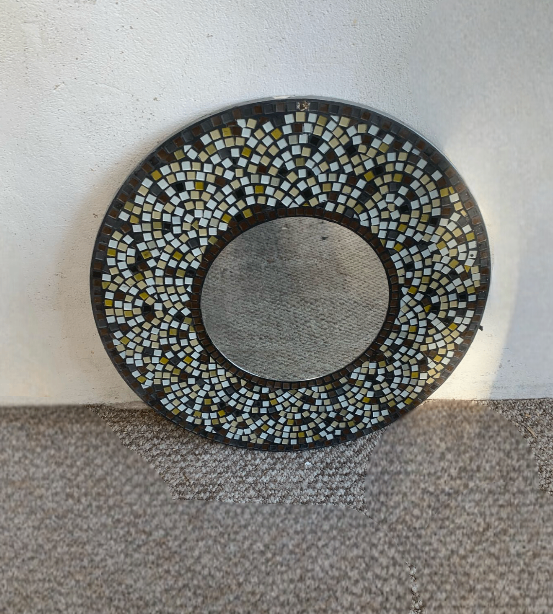 image for Round Mosaic Mirror