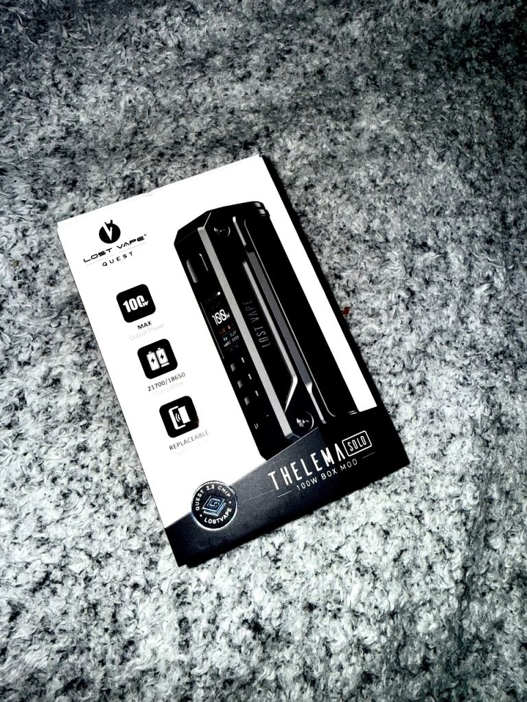 LOST VAPE THELEMA SOLO 100W MOD VAPE (GUN METAL)