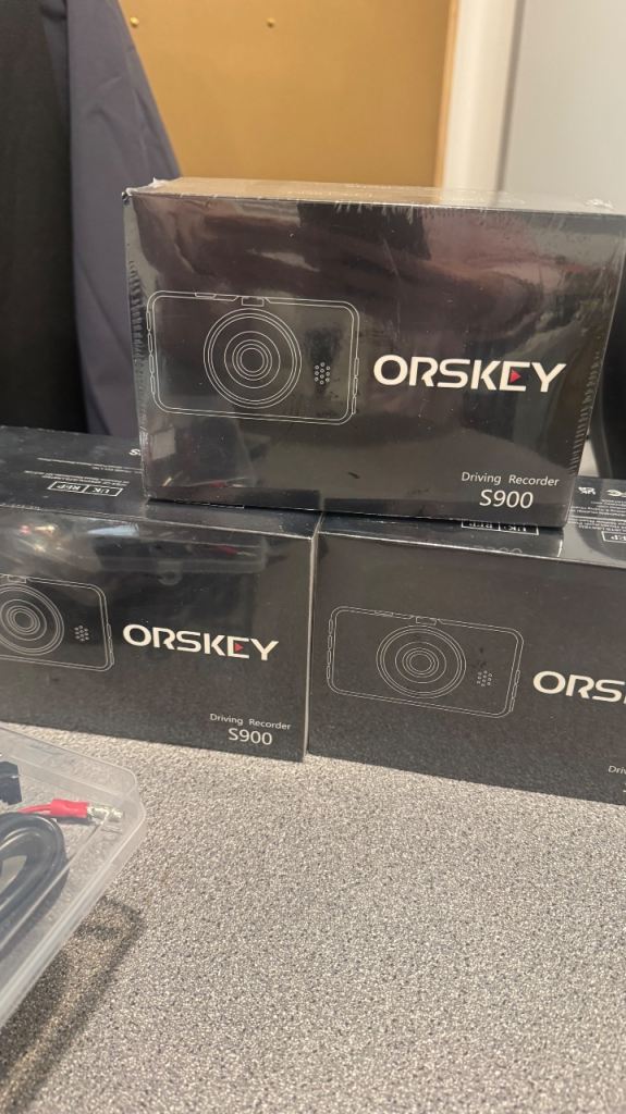 3x dashcams Orskey s900 