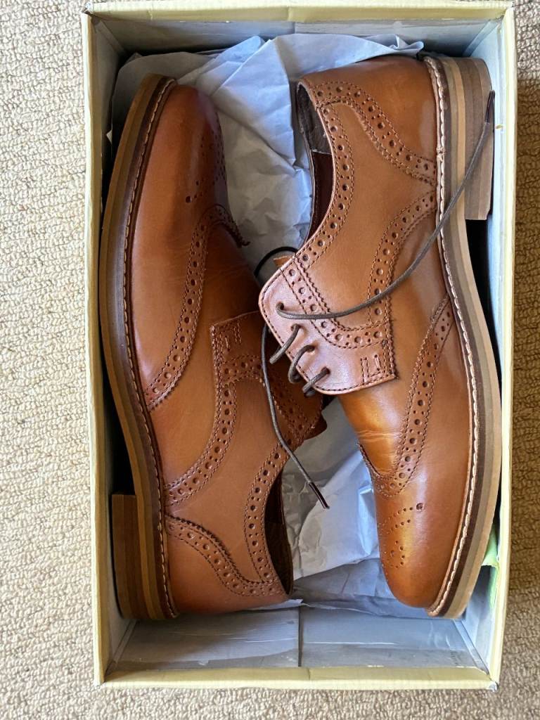 Debenhams Rocha Cilantro 2 Leather Shoes - Tan, Size 9 / Euro 43
