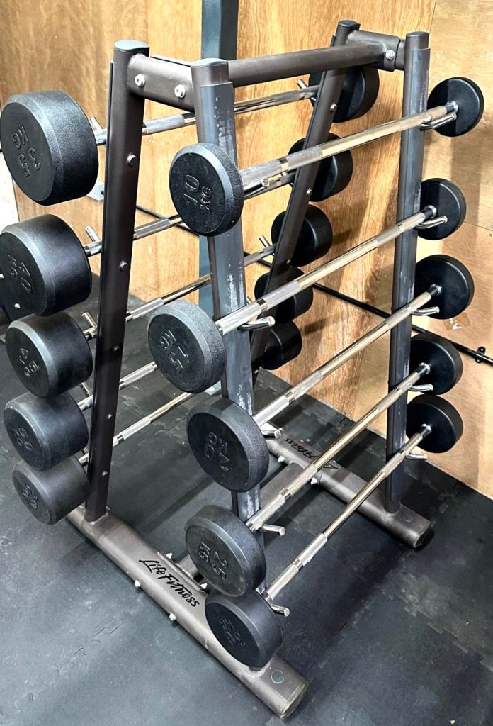 10-55KG FIXED STRAIGHT BARBELL SET COMMERCIAL GYM EQUIPMENT 