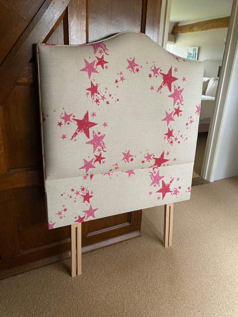 Single headboard - Barnaby Gates fabric
