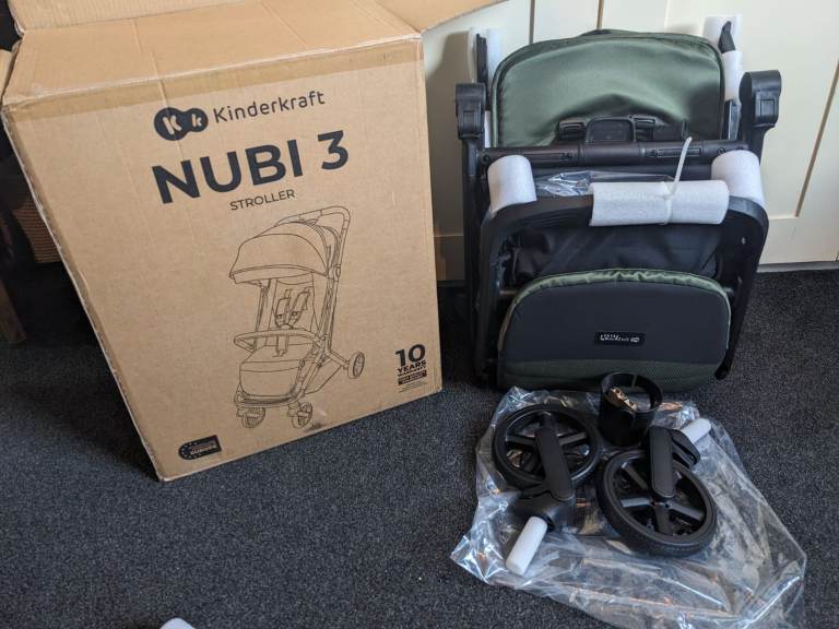 **Brand New Kinderkraft Nubi 3 Stroller In Box**