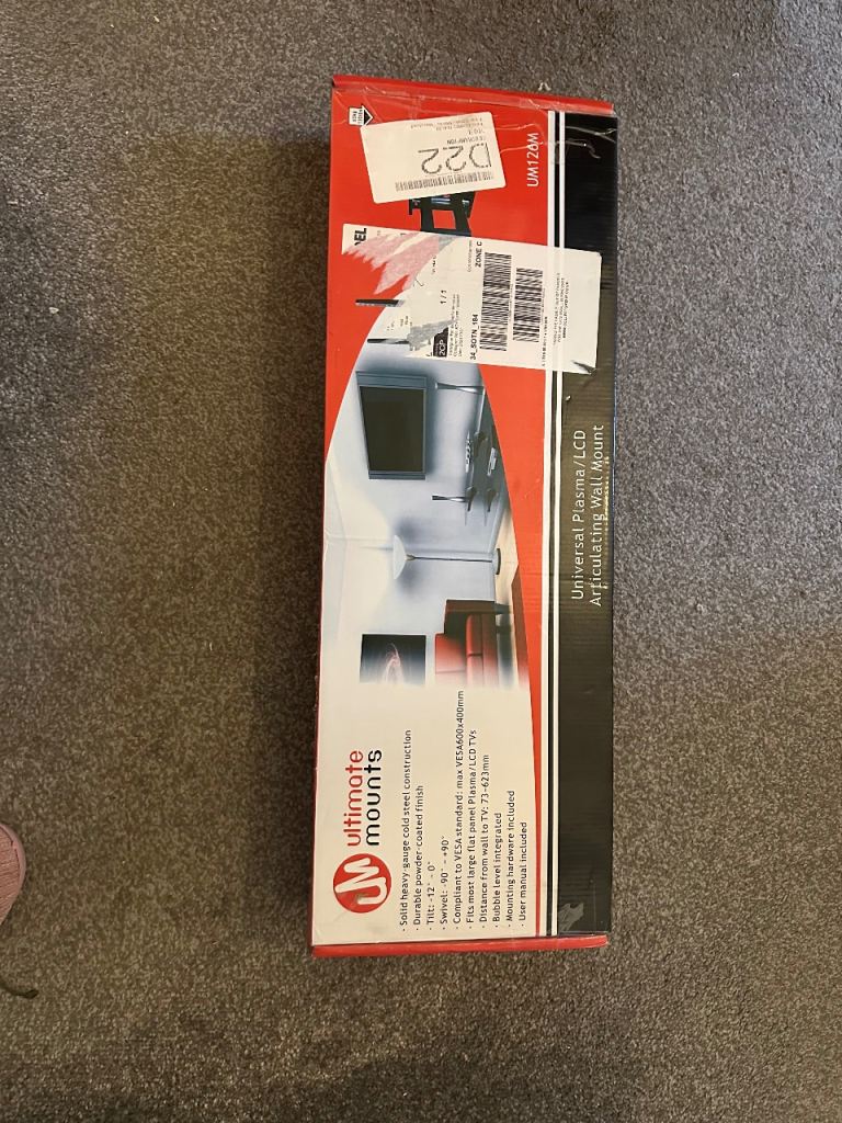 Ultimate Mounts UM126M TV Wall Bracket - Brand New in Box