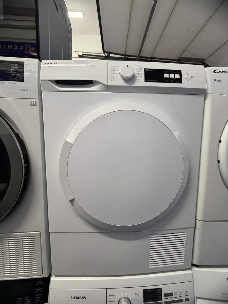 Bush 9 kg Heat Pump Tumble Dryer - White - Grade A