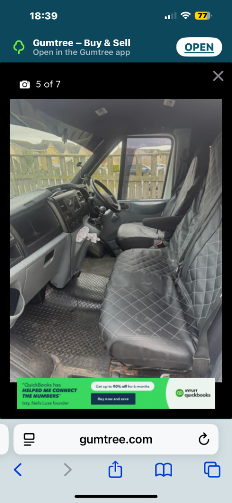 Ford, TRANSIT, Panel Van, 2012, Manual, 2198 (cc)