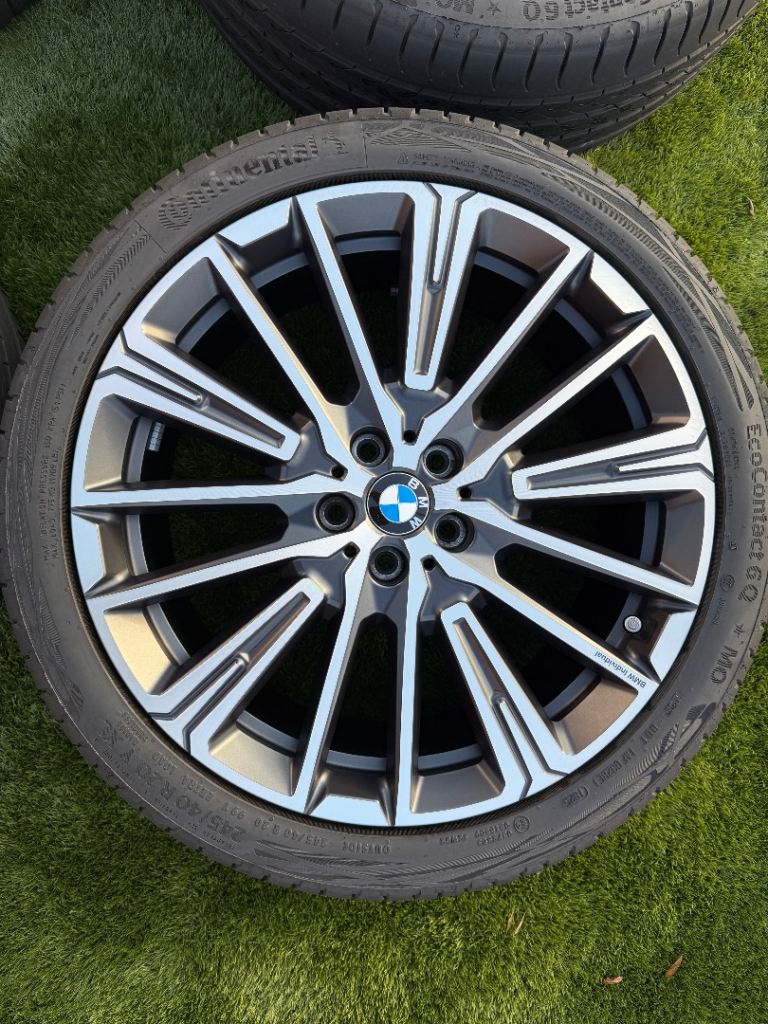 4 x BMW Individual 869 M 20" Alloy Wheels + Continental Tyres 8Jx20 245/40/20 EcoContact 6Q X1/IX1