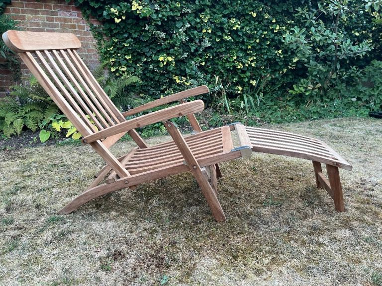 Teak Steamer Lounger
