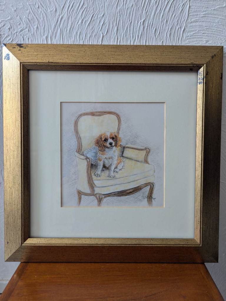 KING CHARLES SPANIEL BY L W HELYES 