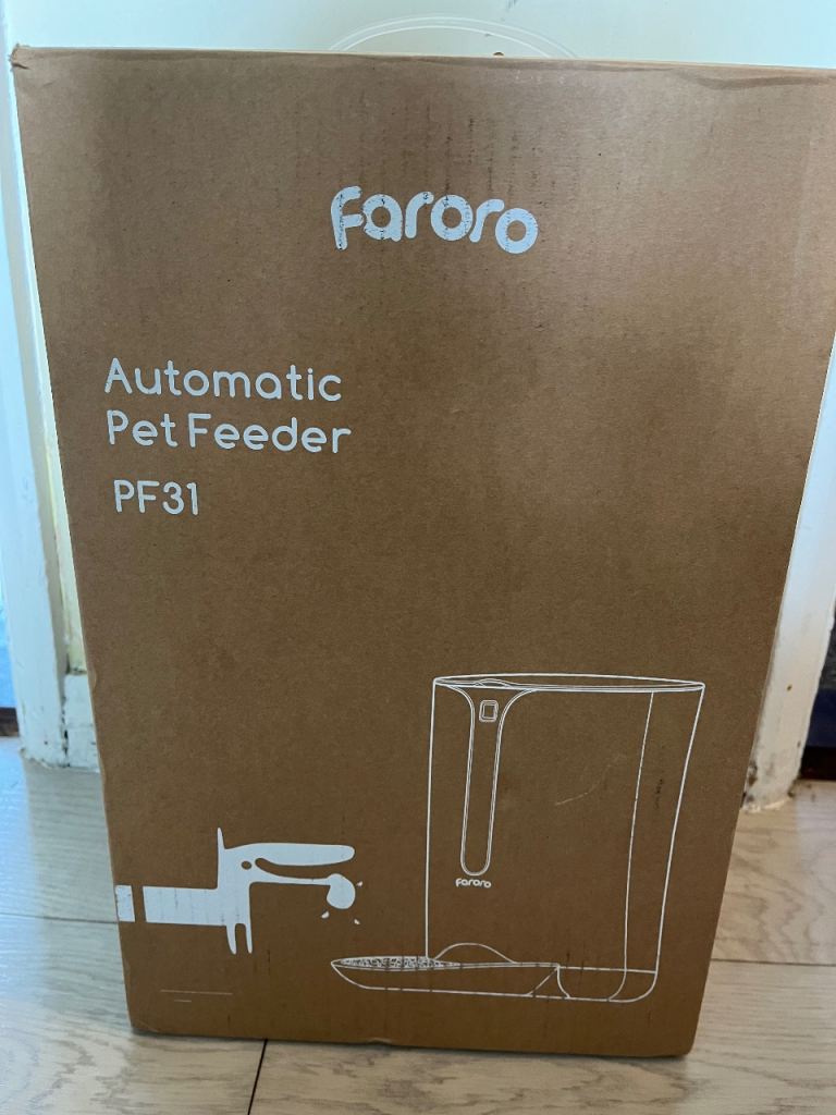 Faroro Automatic Pet Feeder Model PF31 Fully Working Lid Fault