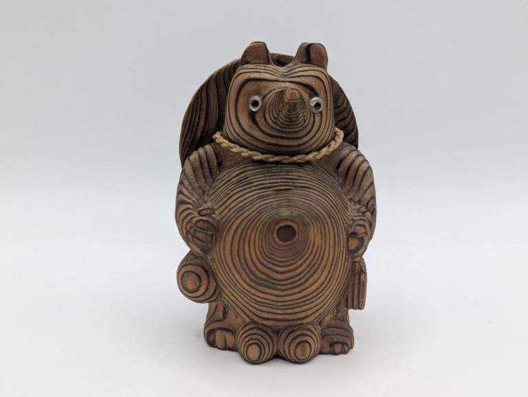 Shou-sugi-ban Japanese Tanuki