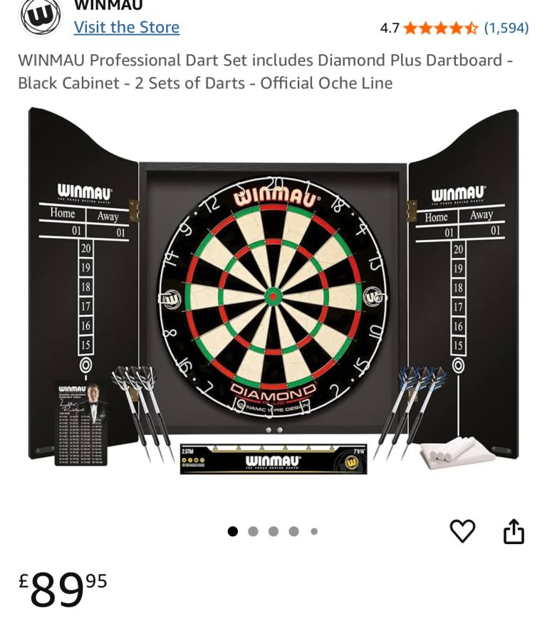 Darts board
